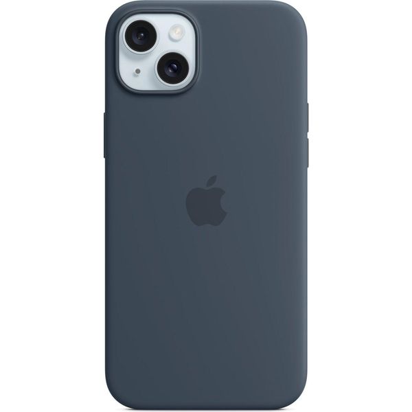 Etui Apple Mt123Zm/A Custodia In Silicone Per Iphone 15 Plus / 14Plus 6.7 Magsafe Niebieski/Storm Blue-image