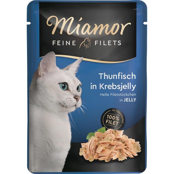 Miamor 100Gx24 Pb Filetti Di Tonno In Gelatina Di Granchio-image