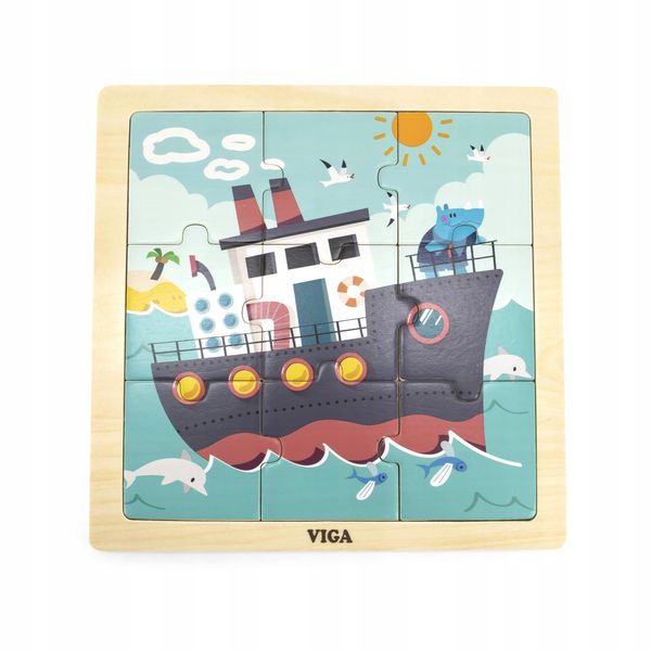 Viga 44630 Puzzle Con 9 Elementi - Statek-image