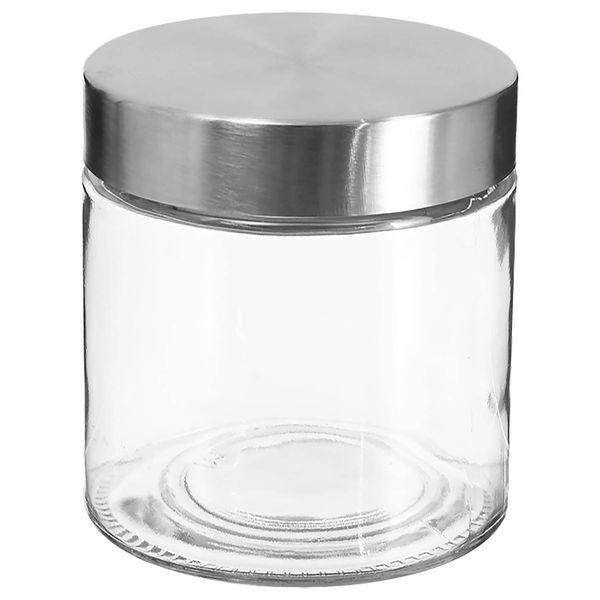 5Five Simply Smart Einmachglas Nixo, Vorratsglas, Glas, Stahl, Transparent, 750 Ml, 135296-image