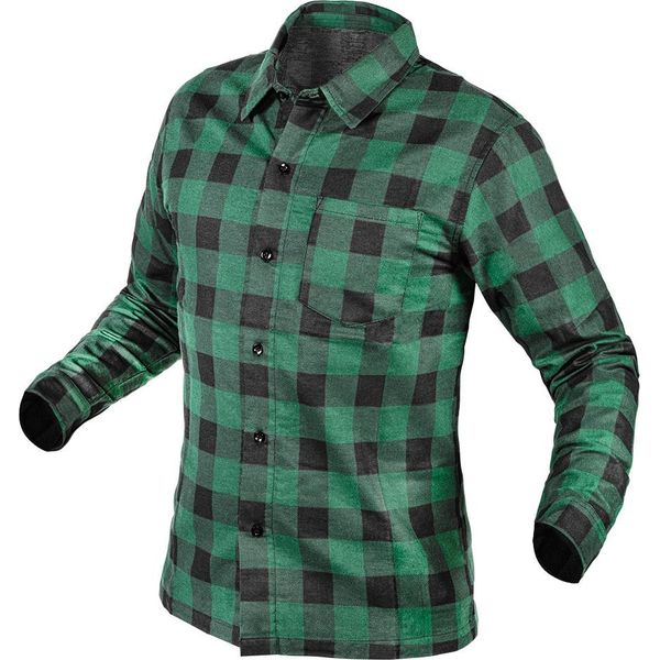 Camicia Di Flanella, Verde, Taglia Xl-image