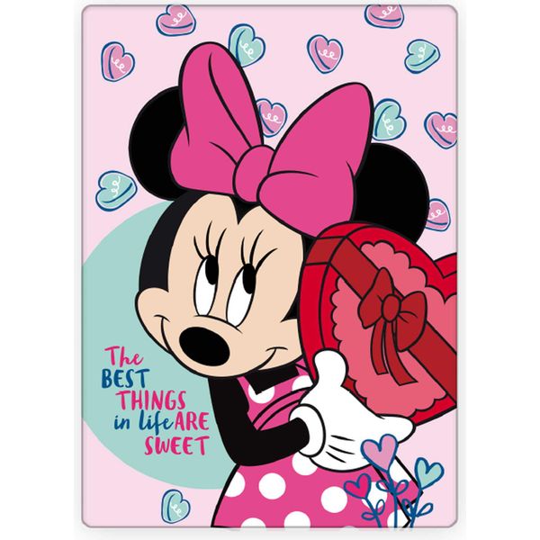 Coperta In Pile Disney Minnie Sweets 100X140Cm-image
