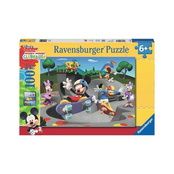 Ravensburger Puzzle Mickey & Minnie: Im Skatepark Xxl 100 Teile-image