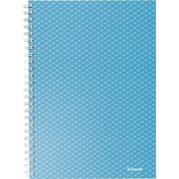 Esselte Colour'breeze A5 Quaderno A Spirale, A Righe, 80 Fogli, Blu-image