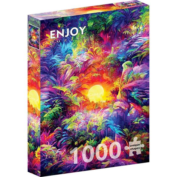 Enjoy Puzzle Della Giungla Arcobaleno 1000 Pezzi-image