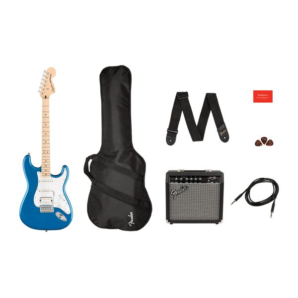 Fender Squier Affinity Series Stratocaster Hss Pack Mn Lake Placid Blue Elektrická Kytara-image