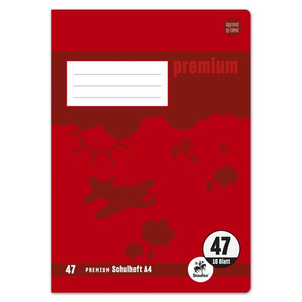 25X Quaderno Staufen® 734010347 Premium Lin 47 - A4, 16 Fogli, 90 G/M², A Scacchiera-image