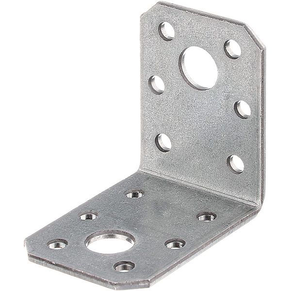 Alberts 846503 Connettore Ad Angolo, Zincato Sendzimir, 50 X 50 X 35 Mm, Set Da 50-image