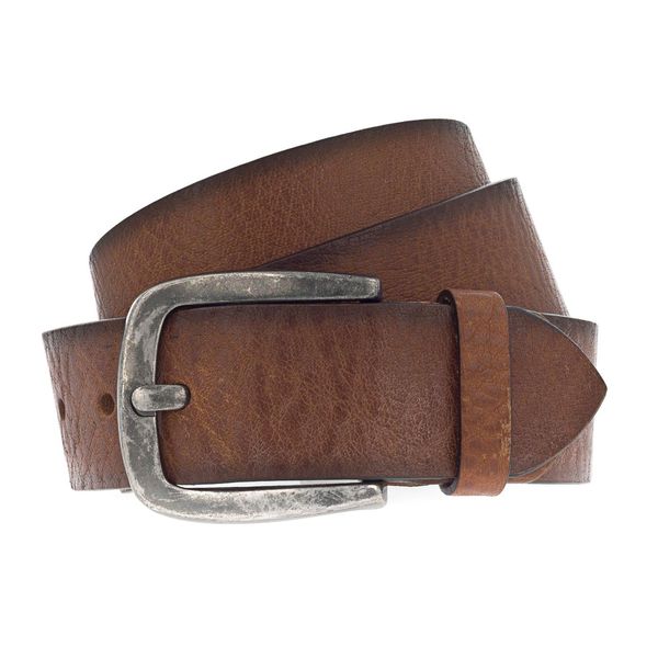 Vanzetti Pelle Cintura Denim Love 40Mm Full Leather Belt W115 Cognac Marrone-image