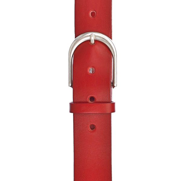 Vanzetti Pelle Cintura Classics 35Mm Full Leather Belt W95 Red Rosso-image
