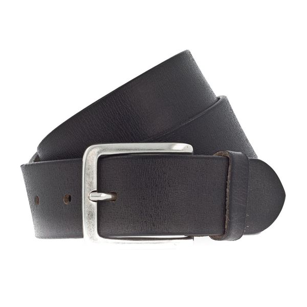 Vanzetti Pelle Cintura Denim Love 40Mm Full Leather Belt W110 Dark Grey Grigio-image