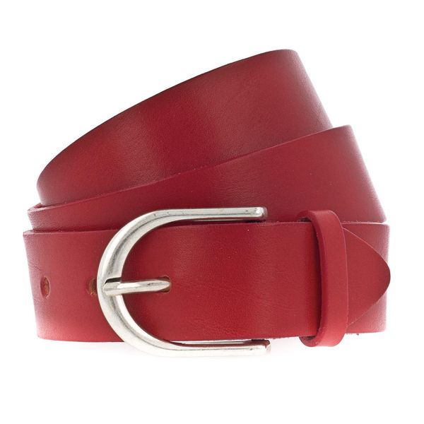 Vanzetti Pelle Cintura Classics 35Mm Full Leather Belt W110 Red Rosso-image