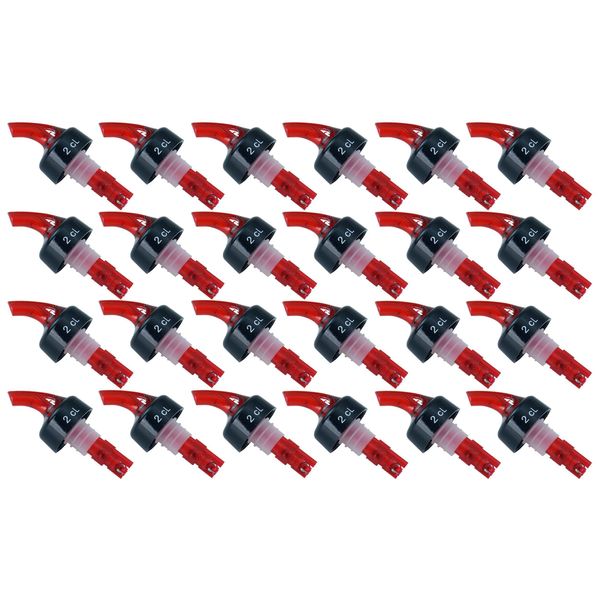 24 Pezzi. Versatore 2 Cl. Versatore Dosatore Per Bottiglie - Plastica-image