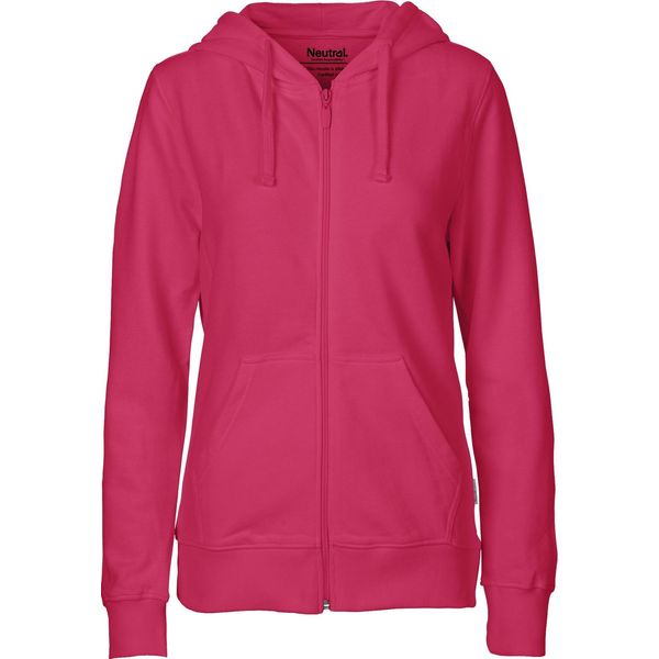 Neutral O83301 | Felpa Con Cappuccio Con Zip Da Donna - Colore: Rosa - Taglia: Xl-image