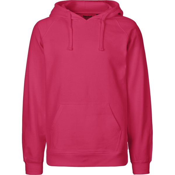 Neutral O63101 | Felpa Con Cappuccio Da Uomo / Felpa Con Cappuccio / 100% Cotone Equo E Solidale - Colore: Rosa - Taglia: S-image