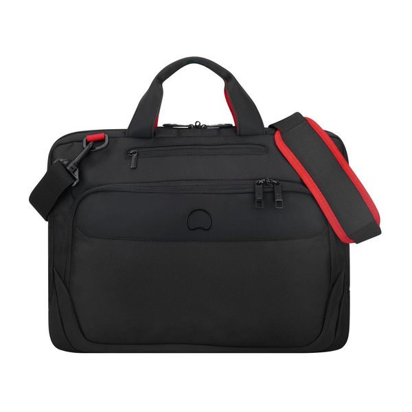 Delsey Paris Cartella Cartella Con Scomparto Per Laptop Parvis Plus Briefbag Noir Nero-image