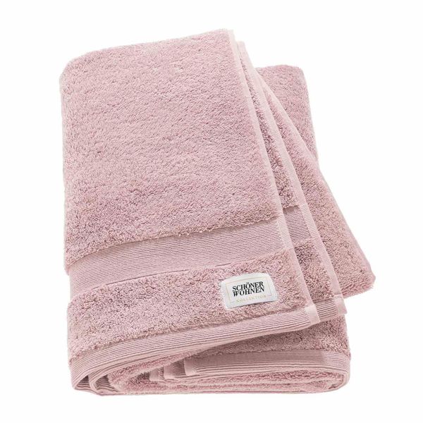 Loeschen SchöNer Wohnen-Cuddly-H Rosa Asciugamano Da Doccia 70X140 Cm-image