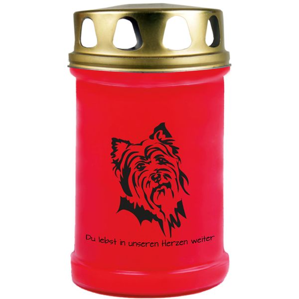 Candela Da Tomba Rossa, Tempo Di Combustione: 48 Ore, Motivo: Terrier-image