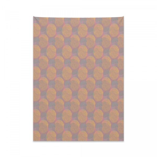Abakuhaus Arazzo Psichedelico, Spirali Concentriche In Morbido Tessuto Microfibra Colori Chiari Che Non Sbiadiscono Lavabile, 110 X 150 Cm, Multicolore-image