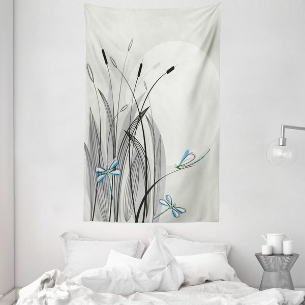 Abakuhaus Arazzo Colorato E Copriletto, Boho Nature Primavera In Morbido Tessuto Microfibra Lavabile Senza Scolorimento Stampa Digitale, 140 X 230 Cm, Multicolore-image