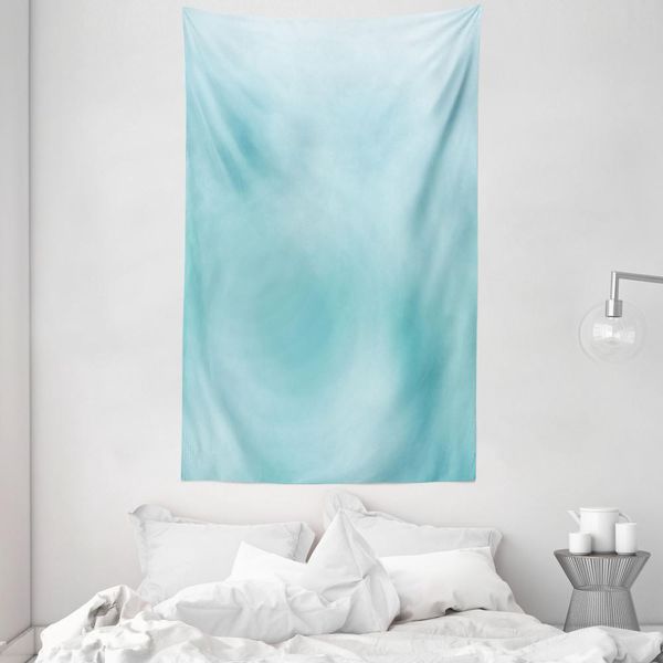 Abakuhaus Seafoam Arazzo E Copriletto, Disegno Astratto Sfocato In Morbido Tessuto Microfibra Lavabile Senza Scolorimento Stampa Digitale, 140 X 230 Cm, Seafoam-image