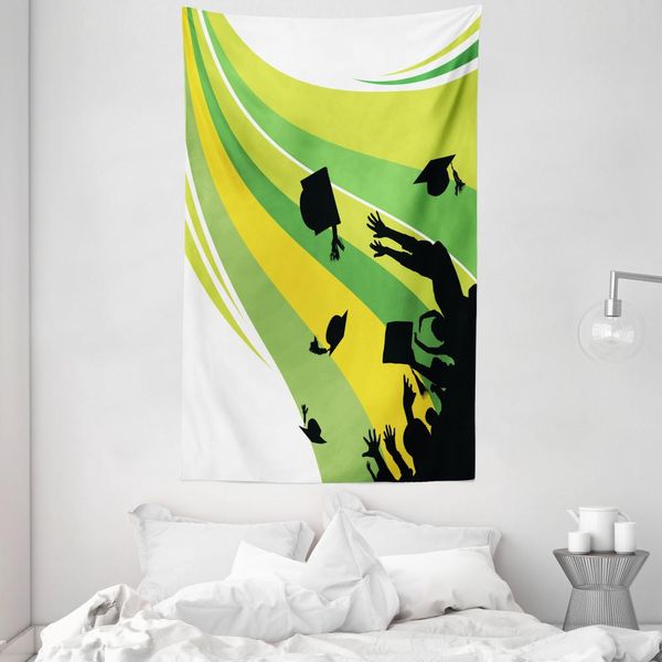 Abakuhaus Tappeto Da Parete E Copriletto, Bordo Unico In Morbido Tessuto Microfibra Lavabile Senza Scolorimento Stampa Digitale, 140 X 230 Cm, Multicolore-image