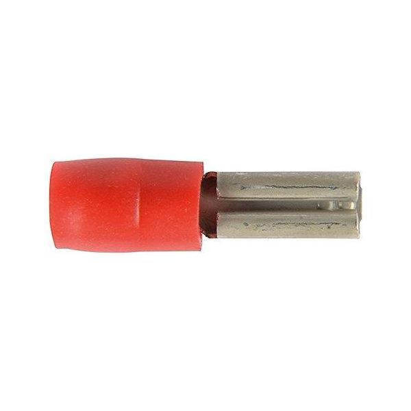 Presa Piatta Manicotto A Crimpare Parzialmente Isolato Sezione: 0,5 - 1,0 Mm², Dimensione Spina: 2,8 X 0,5 Mm, Rosso (Herth+Buss) Venduto Per Unità, Prezzo Per 100 Unità-image
