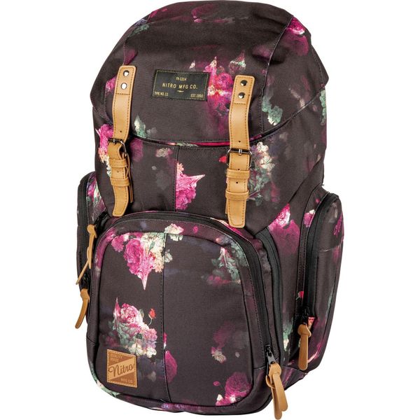 Nitro Zaino Per Il Tempo Libero Zaino Con Scomparto Per Laptop Urban Collection Weekender Backpack 42L Black Rose Nero Multicolore-image