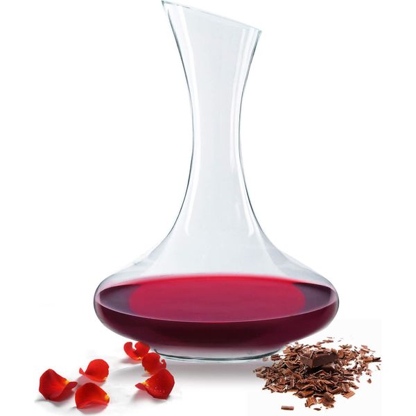Caraffa Per Vino Fatta A Mano Da 1,5 Litri Decanter In Vetro Caraffa In Vetro-image