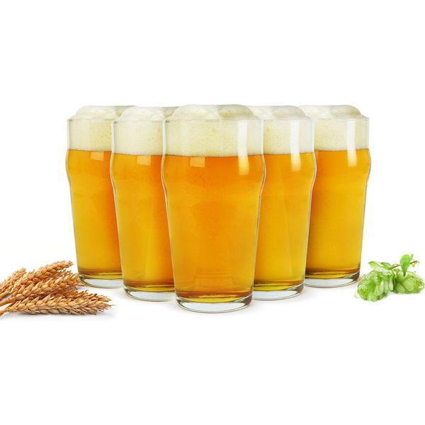 6 Bicchieri Da Pinta 0,5L Bicchieri Da Birra Bicchieri Da Pinta Bicchieri Da Bibita Bicchieri Da Succo Di Frutta-image