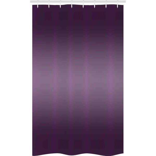 Abakuhaus Tenda Da Doccia Stretta Ombre, Hollywood Moderna, Set Decorativo Per Bagno In Tessuto Con Ganci, 120 X 180 Cm, Viola-image