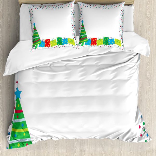 Copripiumino Abakuhaus Party, Natale Capodanno, Antiacaro, Adatto A Chi Soffre Di Allergie, Con Federe, 155 Cm X 220 Cm - 80 X 80 Cm, Multicolore-image