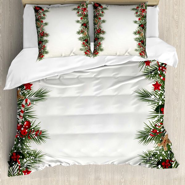 Abakuhaus Copripiumino Natale, Magia Di Capodanno, Antiacaro, Adatto A Chi Soffre Di Allergie, Con Federe, 200 Cm X 200 Cm - 80 X 80 Cm, Multicolore-image
