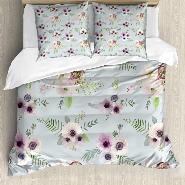Abakuhaus Copripiumino WindröSchen, Shabby Braut, Antiacaro, Adatto A Chi Soffre Di Allergie, Con Federe, 200 Cm X 200 Cm - 80 X 80 Cm, Multicolore-image