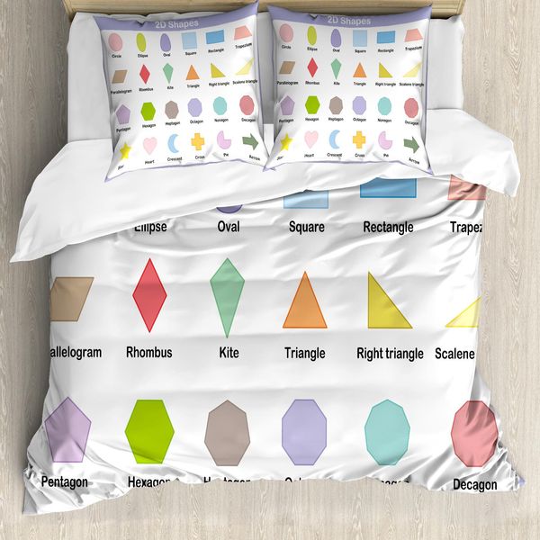 Abakuhaus Copripiumino Educativo, Cartoni Animati Classici, Antiacaro, Adatto A Chi Soffre Di Allergie, Con Federe, 155 Cm X 220 Cm - 80 X 80 Cm, Multicolore-image