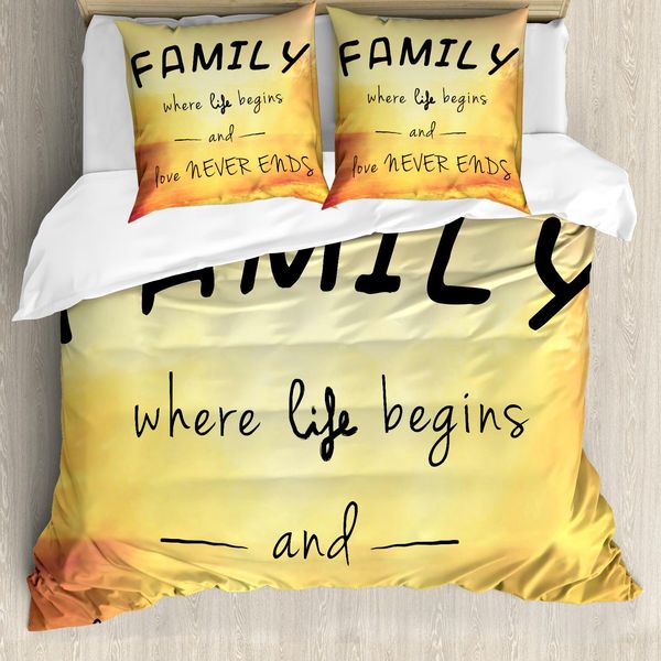 Abakuhaus Set Copripiumino Giallo Per Letti Matrimoniali, Famiglia Di Notizie Ispiratrici, Antiacaro, Adatto A Chi Soffre Di Allergie, Con Federe, Calendula Giallo Nero-image