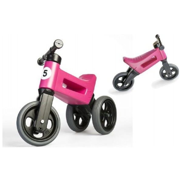 Funny Wheels Rider Sport Pink 2In1, Altezza Seduta 28/30Cm Portata 25Kg 18M+ In Borsa-image