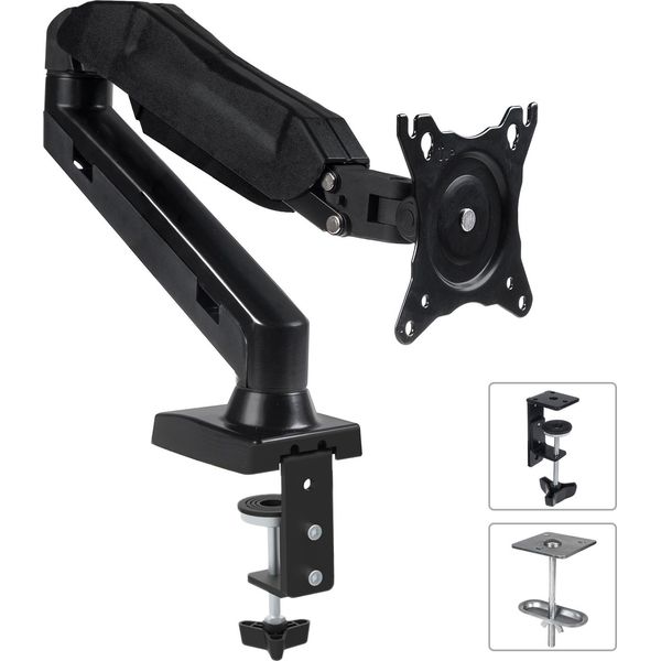 Supporto Per Monitor Supporto Da Tavolo Per 1 Monitor Braccio Per Monitor Supporto Per Monitor 13"-27"" Fino A 8 Kg Vesa 75X75 100X100"-image