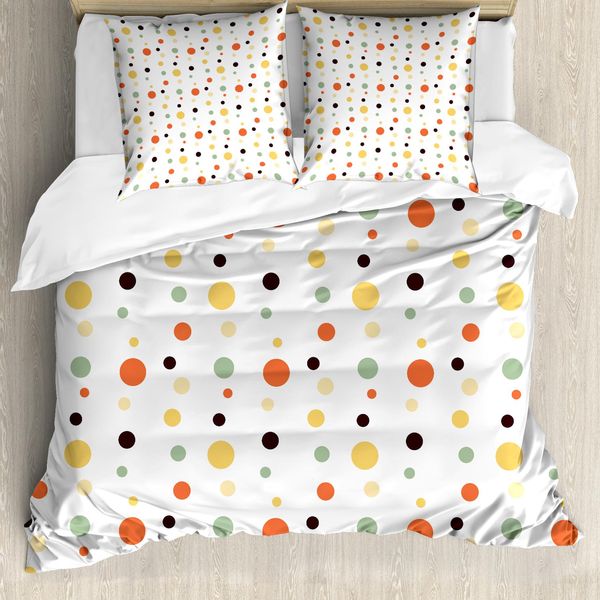 Abakuhaus Copripiumino Geometrico, Circes Sports Fun, Antiacaro, Adatto A Chi Soffre Di Allergie, Con Federe, 155 Cm X 220 Cm - 80 X 80 Cm, Multicolore-image