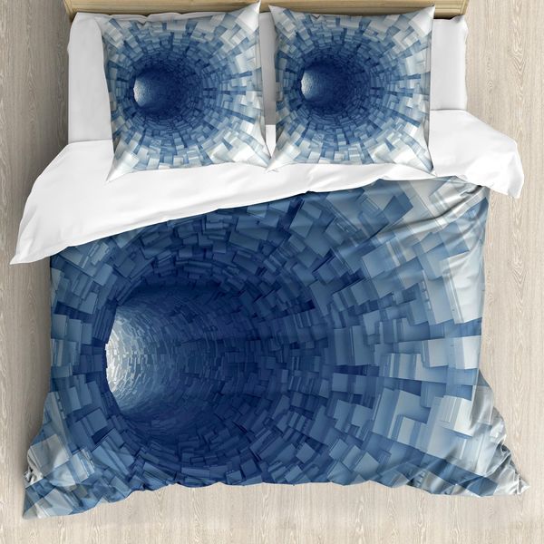 Abakuhaus Set Copripiumino Per Letto Matrimoniale, Stampa Digitale Sul Tunnel, Antiacaro, Adatto A Chi Soffre Di Allergie, Con Federe, Verde-image
