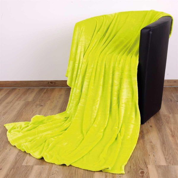 Coperta "Celina"" - Coperta Soffice Di Alta Qualità, 150 X 200 Cm - Verde"-image