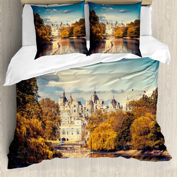 Abakuhaus London Copripiumino, Colori Barocco Heritage, Antiacaro Adatto A Chi Soffre Di Allergie Con Federe, 200 Cm X 200 Cm - 80 X 80 Cm, Multicolore-image