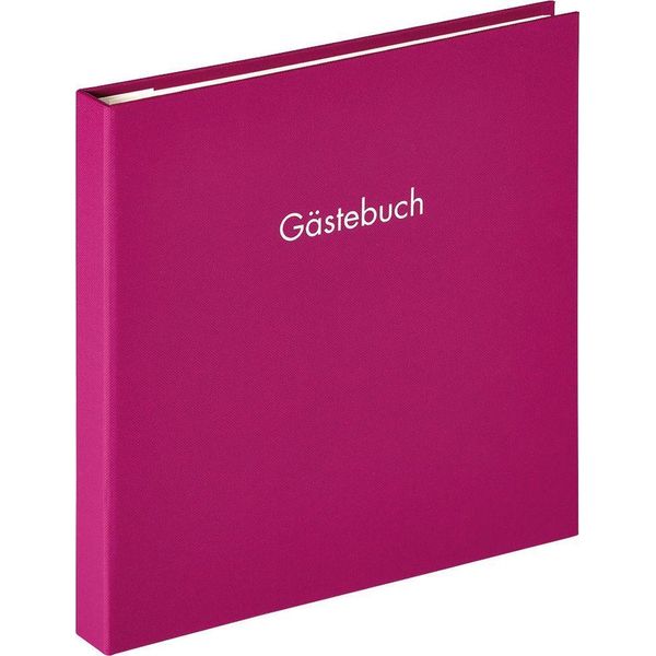 Walther Libro Degli Ospiti A Spirale Fun Purple 26X25 Cm 50 Pagine Bianche-image