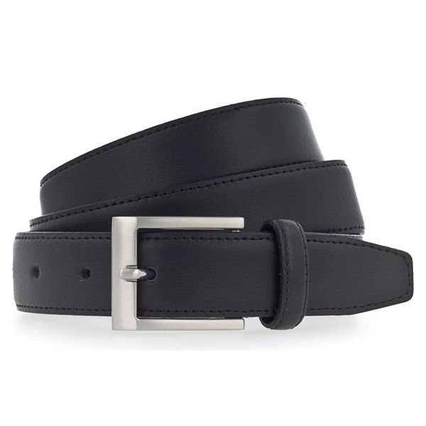 Vanzetti Pelle Cintura Dresscode: Business 30Mm Cambered Leather Belt W80 Nightblue-image
