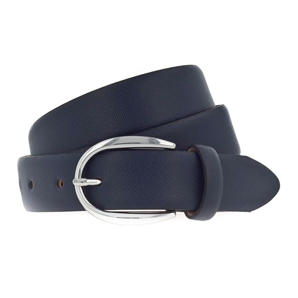 Vanzetti Pelle Cintura Classics 30Mm Cambered Leather Belt W90 Nightblue-image