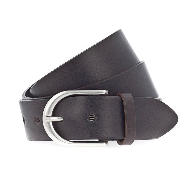 Vanzetti Pelle Cintura Classics 35Mm Full Leather Belt W80 Steel Grey Grigio-image