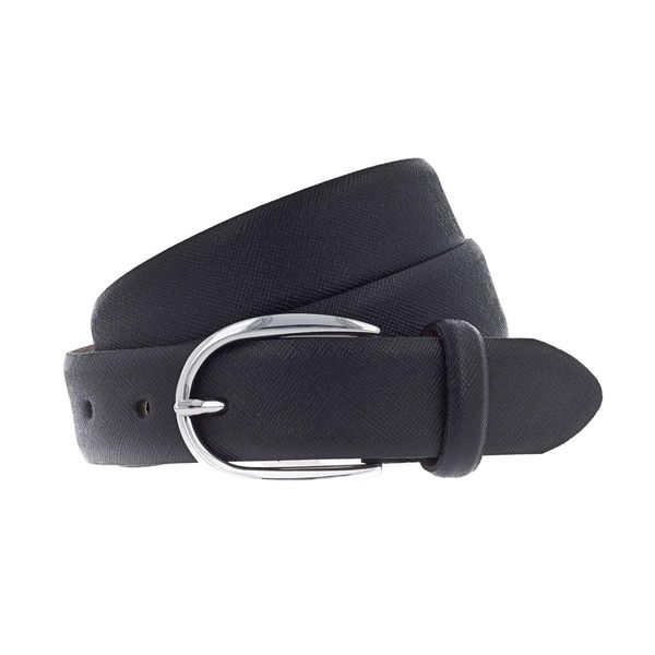 Vanzetti Pelle Cintura Classics 30Mm Cambered Leather Belt W95 Black Nero-image