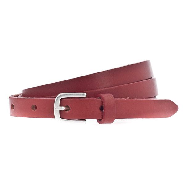 Vanzetti Pelle Cintura Neon Booster 15Mm Full Leather Belt W85 Red Rosso-image
