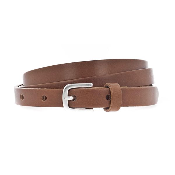 Vanzetti Pelle Cintura Neon Booster 15Mm Full Leather Belt W110 Cognac Marrone-image