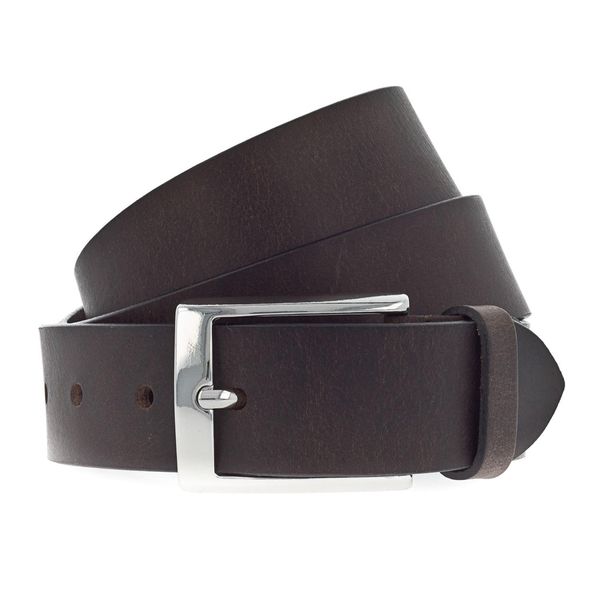 Vanzetti Pelle Cintura Dresscode: Business 35Mm Full Leather Belt W100 Dark Brown Marrone-image